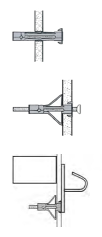Dry Wall Anchor Diagram
